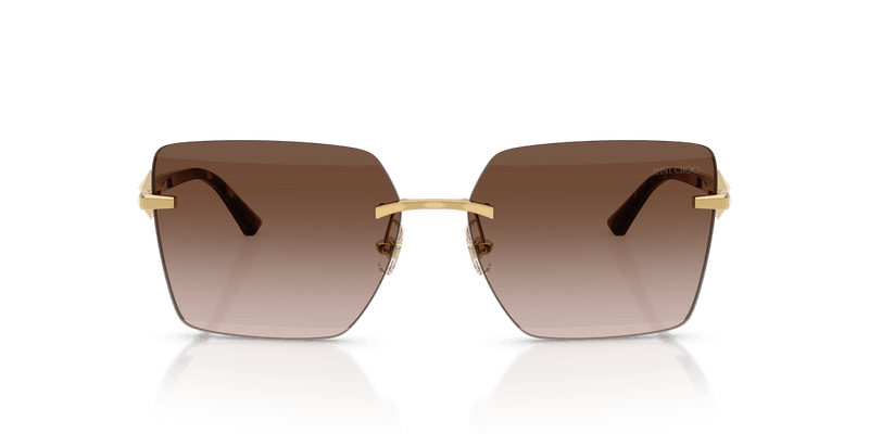 Jimmy Choo JC4018 in Gold / Gradient Brown - Temple Detail