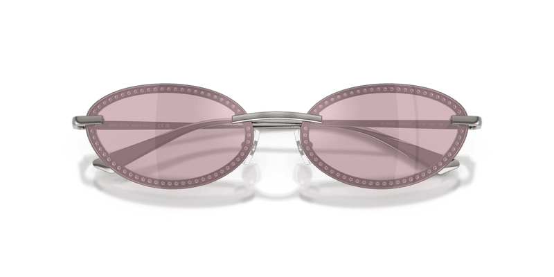 Jimmy Choo JC4020B in Gunmetal / Violet Mirror Flash Silver (3004AK) - Front View