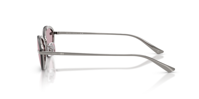 Jimmy Choo JC4020B in Gunmetal / Violet Mirror Flash Silver (3004AK) - Front View