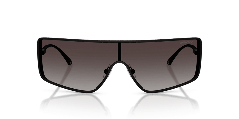 Jimmy Choo JC4021J in Matte Black / Grey Gradient (30018G) - Back View