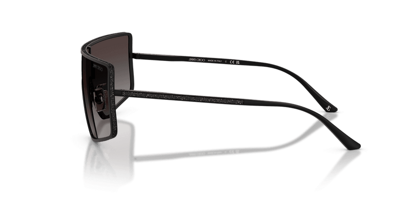 Jimmy Choo JC4021J in Matte Black / Grey Gradient (30018G) - Temple Detail