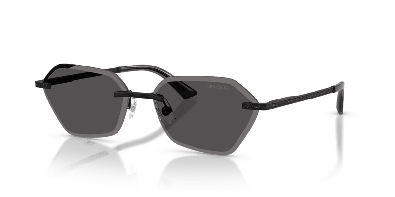 Jimmy Choo JC4022J in Matte Black / Dark Grey (300187) - Front View