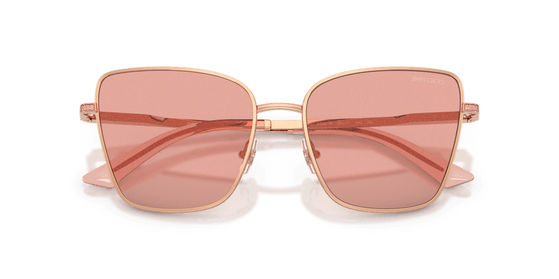 Jimmy Choo JC4023J in Rose Gold / Pink Glitter (30087R) - Alternate View