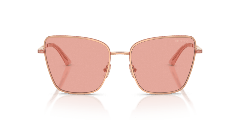 Jimmy Choo JC4023J in Rose Gold / Pink Glitter (30087R) - Alternate View