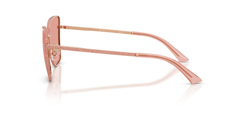 Jimmy Choo JC4023J in Rose Gold / Pink Glitter (30087R) - Alternate View