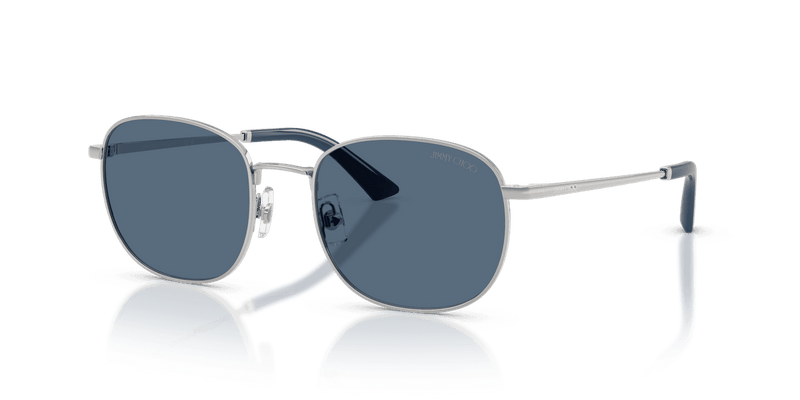 Jimmy Choo JC4025B in Silver / Dark Blue (300280) - Front View