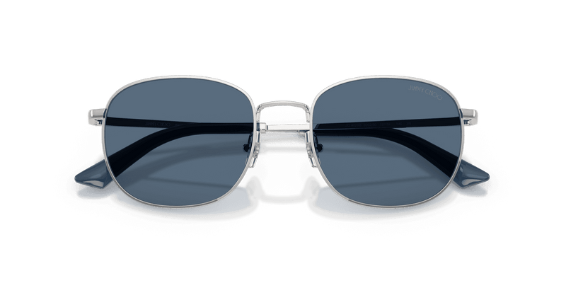 Jimmy Choo JC4025B in Silver / Dark Blue (300280) - Side View