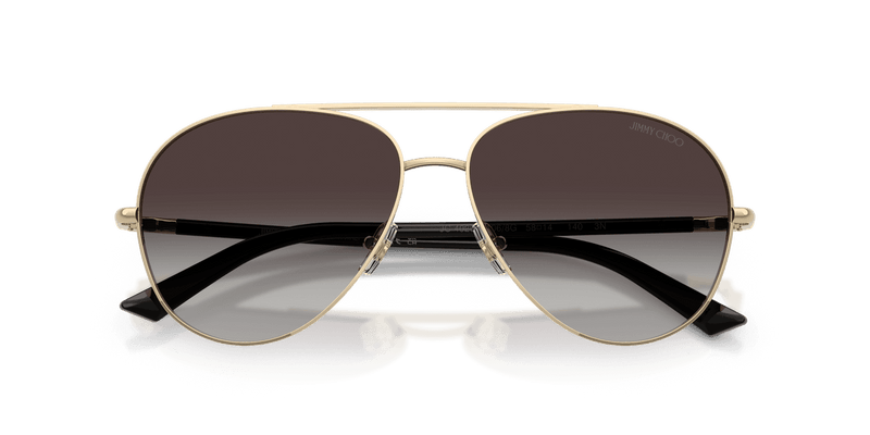 Jimmy Choo JC4026 in Pale Gold / Grey Gradient (30068G) - Alternate View