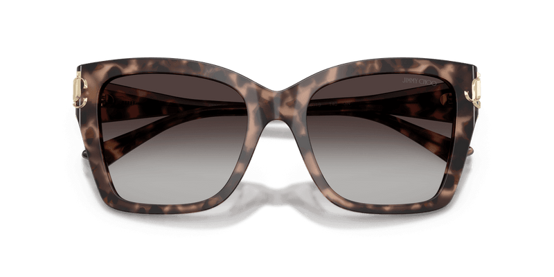 Jimmy Choo JC5012 in Pink Havana / Grey Gradient (50708G) - Side View