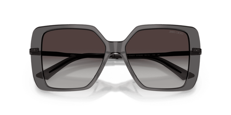 Jimmy Choo JC5048JU in Transparent Black / Gradient Gray (50788G) - Alternate View