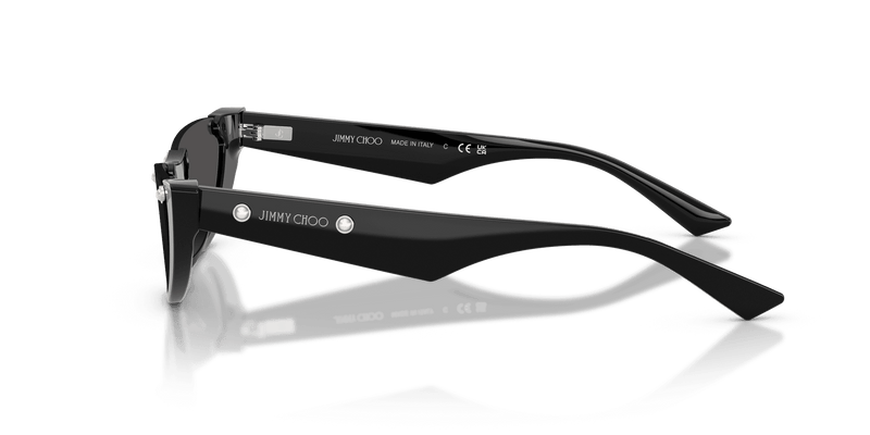 Jimmy Choo JC5049HU in Black / Dark Grey (500087) - Temple Detail