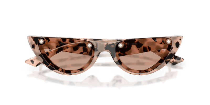 Jimmy Choo JC5049HU in Pink Havana / Brown (508073) - Alternate View