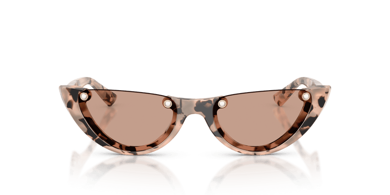 Jimmy Choo JC5049HU in Pink Havana / Brown (508073) - Alternate View