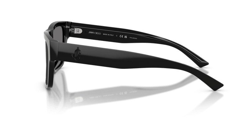 Jimmy Choo JC5052U in Black / Polarized Dark Gray - Side View