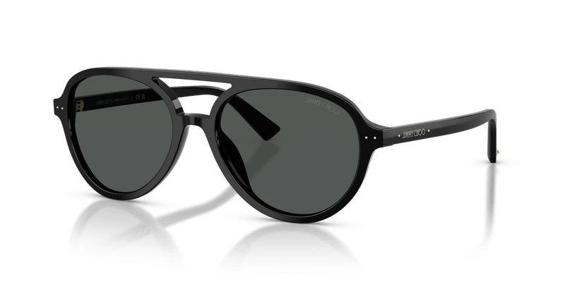 Jimmy Choo JC5055U in Black / Dark Grey - Front View
