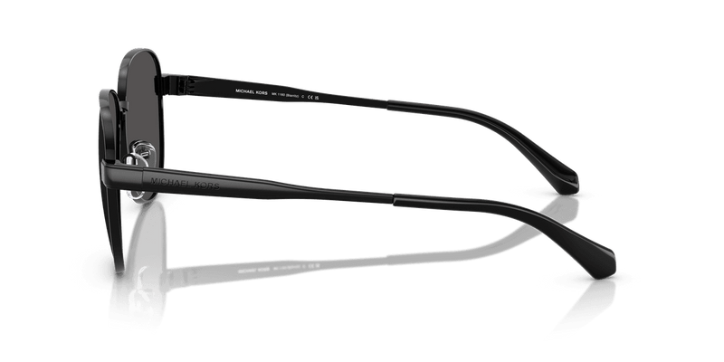 Michael Kors BIARRITZ MK1160 in Black Shiny / Dark Grey Solid (100587) - Alternate View