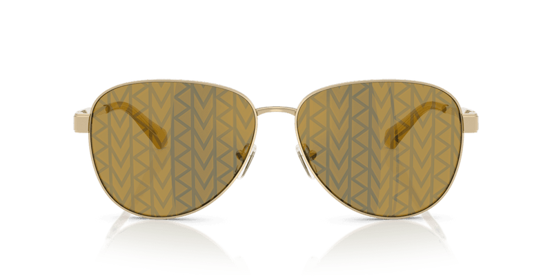 Michael Kors BIARRITZ MK1160 in Light Gold / Dark Brown (10149A) - Back View