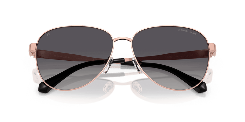 Michael Kors BIARRITZ MK1160 in Rose Gold / Grey Gradient Polarized (1108T3) - Alternate View