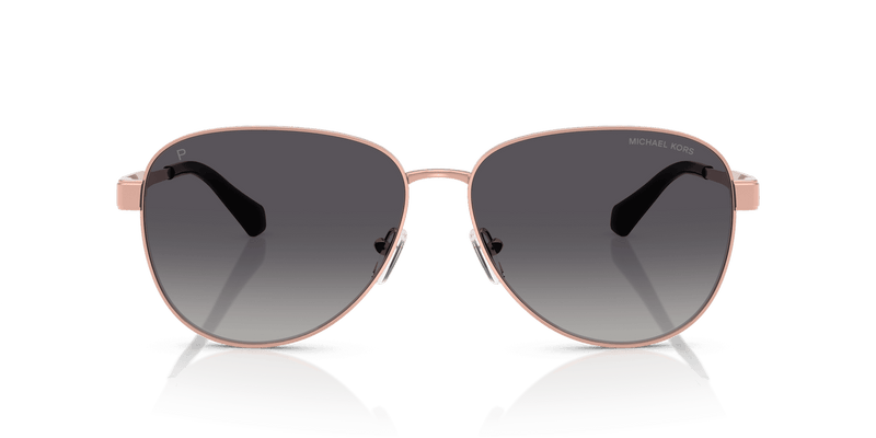 Michael Kors BIARRITZ MK1160 in Rose Gold / Grey Gradient Polarized (1108T3) - Alternate View