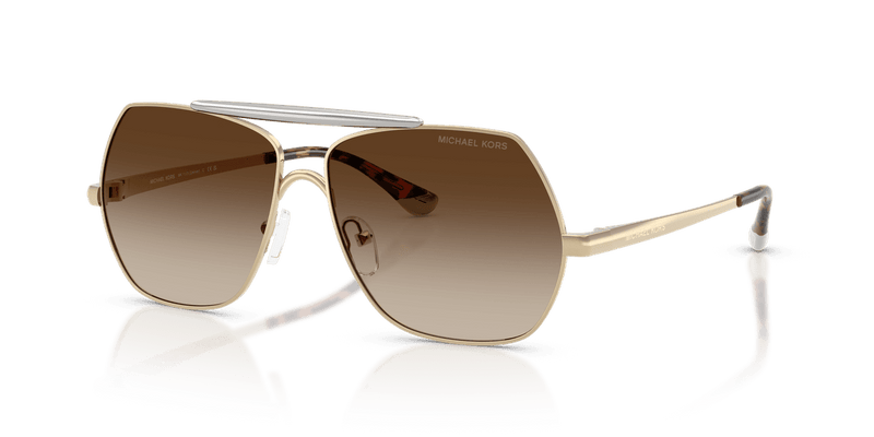 Michael Kors DENVER MK1173 in Light Gold / Smoke Gradient (101413) - Front View