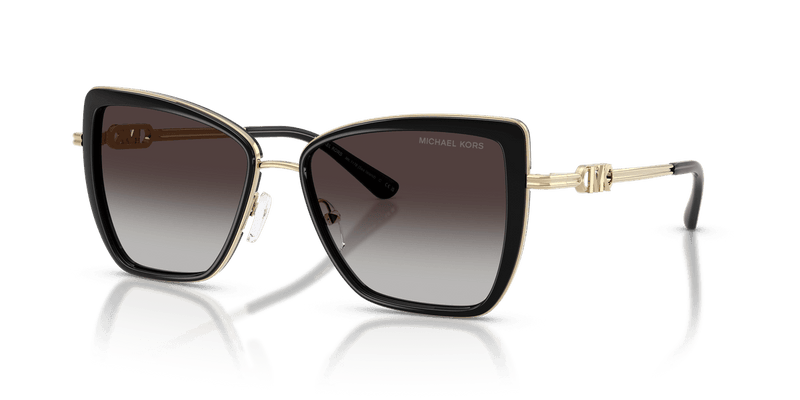 Michael Kors SEA ISLAND MK1178 in Black / Light Grey Gradient Black (30058G) - Front View