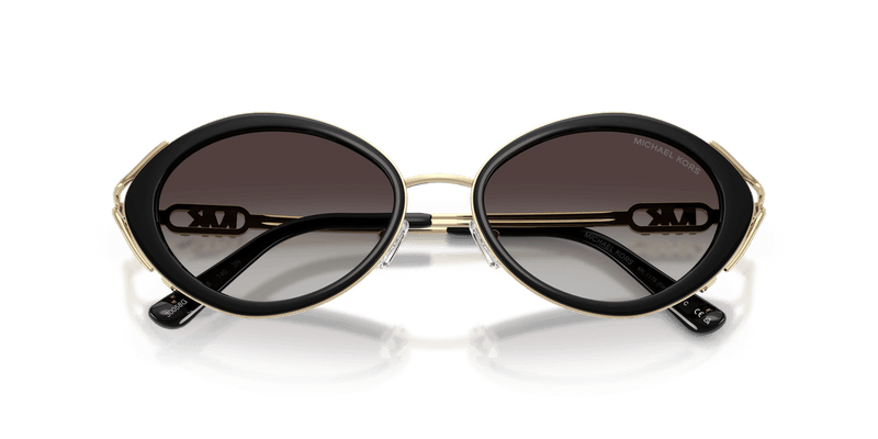 Michael Kors KEY WEST MK1179 in Black / Light Grey Gradient Black (30058G) - Side View