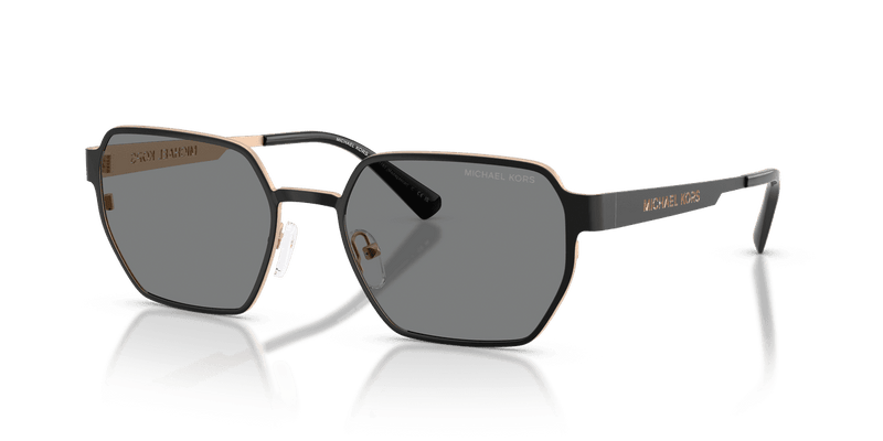 Michael Kors MADAGASCAR MK1183 in Black Matte / Dark Grey (100587) - Front View