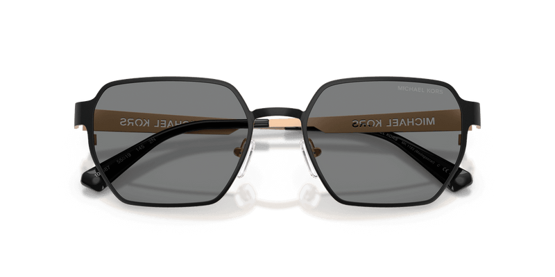 Michael Kors MADAGASCAR MK1183 in Black Matte / Dark Grey (100587) - Side View