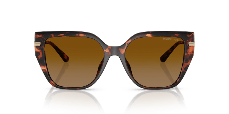 Michael Kors ST. BARTHS MK2231U in Luggage Tortoise / Brown Polarized - Temple Detail