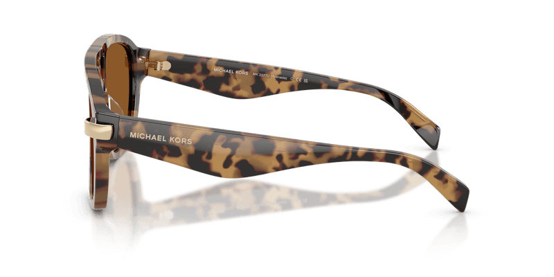 Michael Kors GRENADA MK2277U in Vintage Tortoise / Amber (393073) - Temple Detail