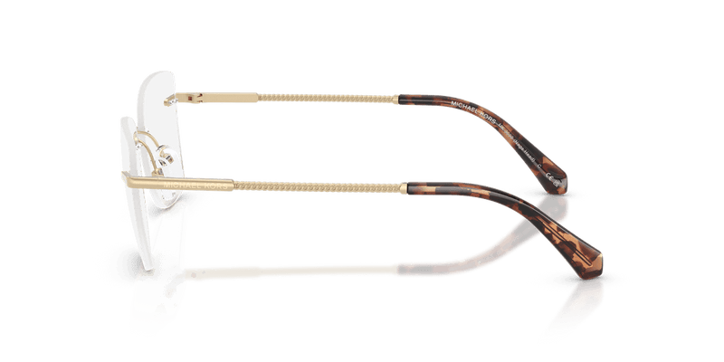 Michael Kors NAGS HEAD MK3099 in Light Gold (1014) - Temple Detail