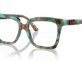 Teal Graphic Tortoise / Demo Lens