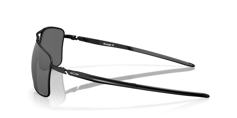 Oakley GAUGE 8 OO4124 in Matte Black / Prizm Black Polarized - Side View