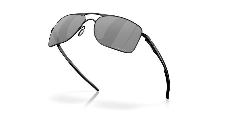 Oakley GAUGE 8 OO4124 in Matte Black / Prizm Black Polarized - Temple Detail