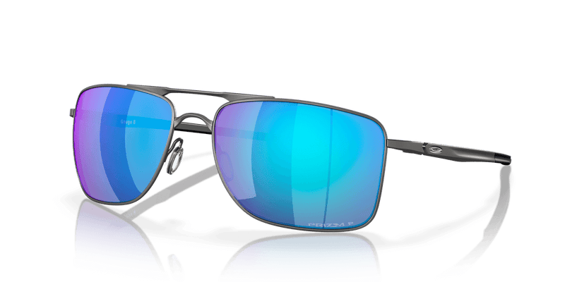 Oakley GAUGE 8 OO4124 in Matte Gunmetal / Prizm Sapphire Polarized - Alternate View