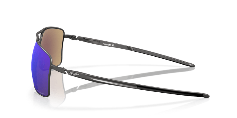 Oakley GAUGE 8 OO4124 in Matte Gunmetal / Prizm Sapphire Polarized - Alternate View