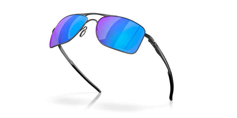 Oakley GAUGE 8 OO4124 in Matte Gunmetal / Prizm Sapphire Polarized - Alternate View