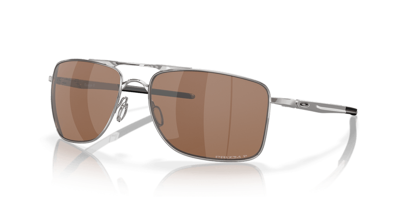 Oakley GAUGE 8 OO4124 in Polished Chrome / Prizm Tungsten Polarized - Alternate View