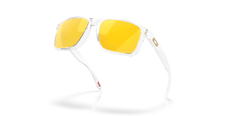 Oakley HOLBROOK OO9102 in Clear / Prizm 24K Polarized - Alternate View