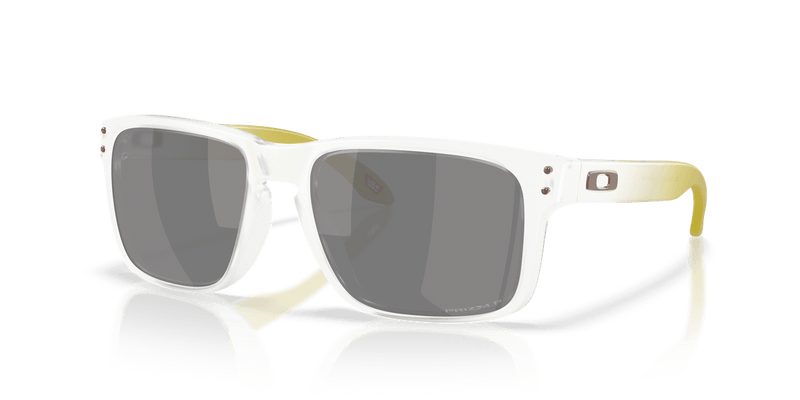 Oakley HOLBROOK OO9102 in Matte Clear / Prizm Black Polarized - Alternate View