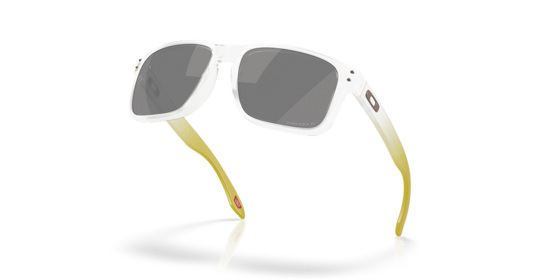 Oakley HOLBROOK OO9102 in Matte Clear / Prizm Black Polarized - Alternate View