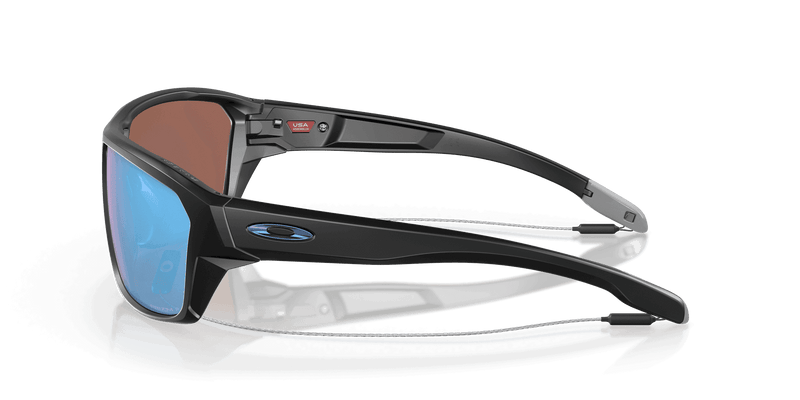 Oakley SPLIT SHOT OO9416 in Matte Black / Prizm Deep Water Polarized (941606) - Front View