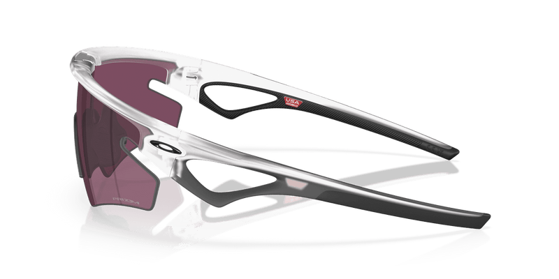 Oakley SPHAERA SLASH OO9499 in Matte Clear / Prizm Road Black (949910) - Front View