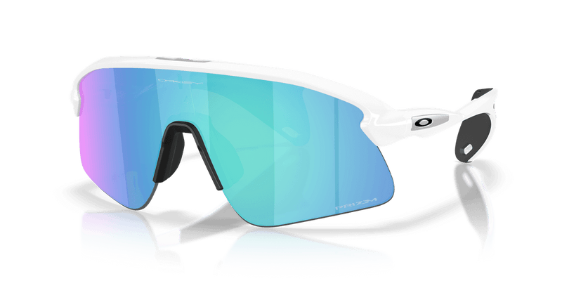 Oakley STUNT DEVIL OO9517 in Matte White / Prizm Sapphire (951704) - Alternate View