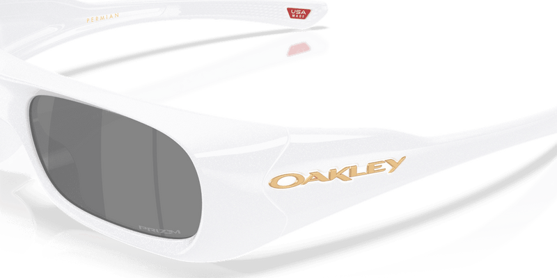 Oakley PERMIAN OO9520 in Pearlized White / Prizm Black (952002) - Alternate View