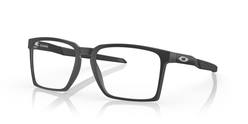 Oakley EXCHANGE OX8055 in Satin Black / Demo Lens (805501) - Front View