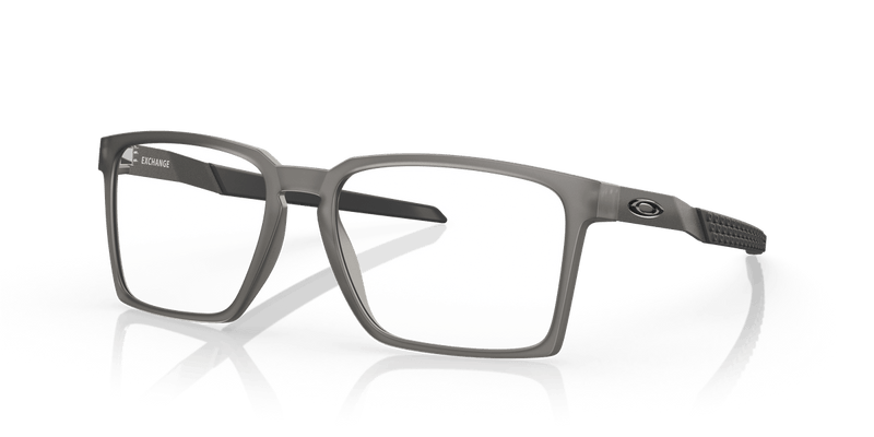 Oakley EXCHANGE OX8055 in Satin Grey Smoke / Demo Lens - Alternate View