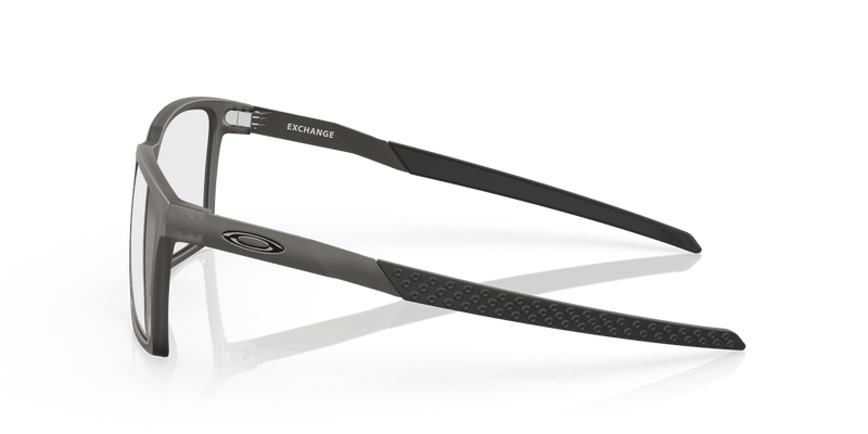 Oakley EXCHANGE OX8055 in Satin Grey Smoke / Demo Lens - Alternate View