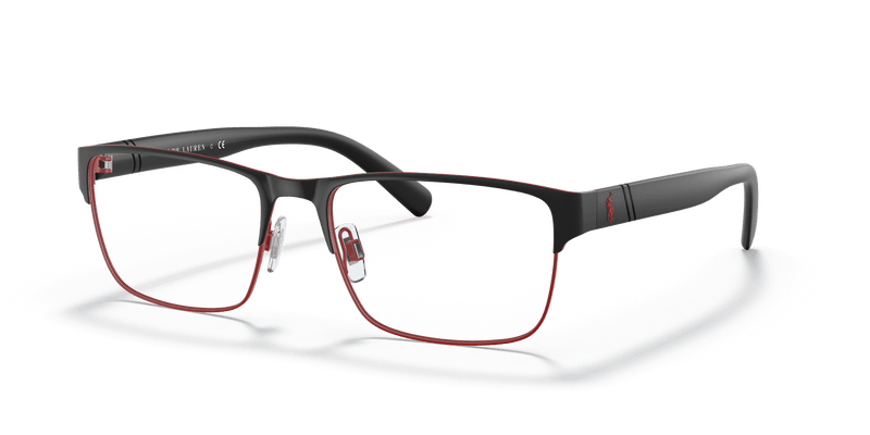 Polo Ralph Lauren PH1175 in Matte Red Rims/Black Bar (9191) - Alternate View