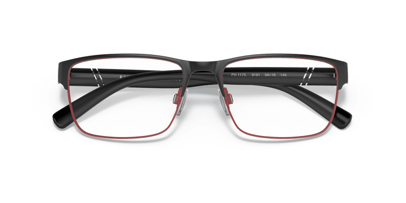 Polo Ralph Lauren PH1175 in Matte Red Rims/Black Bar (9191) - Alternate View